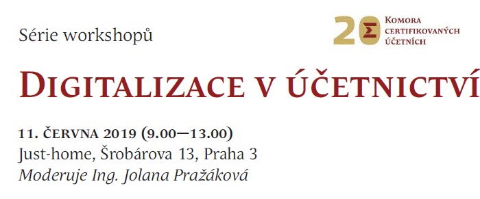 Digitalizace v účetnictví – 11.6.2019