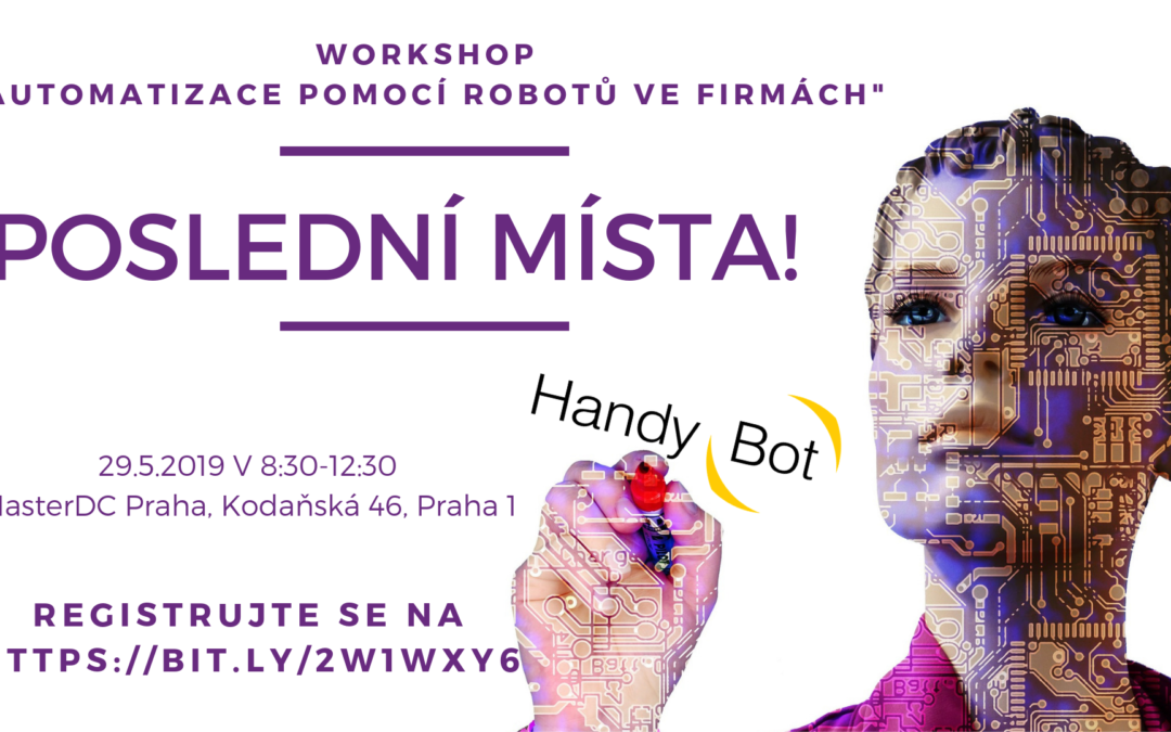 Nezmeškejte Workshop o automatizaci ve firmách!